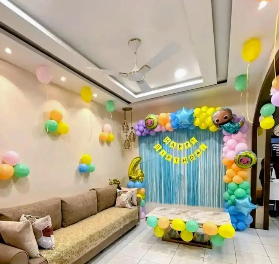 Cocomelon Theme Carnival Birthday Decor